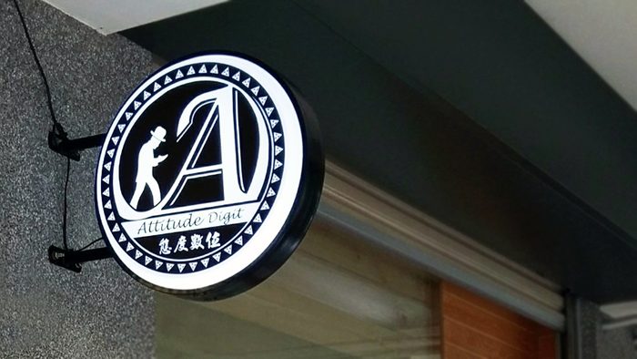 燈箱 | 形象圓形燈箱